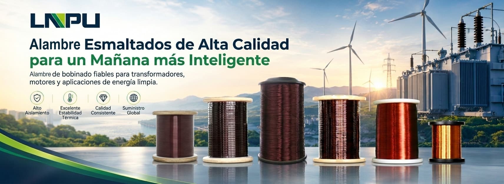 Alambre esmaltado